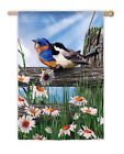 746851535284 Evergreen House Flag Birds