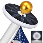 750810365461 Tranmix Solar Powered Flag Pole Light Leds Waterproof