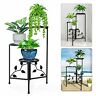 751363414507 Kaplztiao Plant Stand Metal Tier Indoor Outdoor Corner