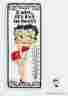 7529 Decor Spoontiques Betty Boop Resin Thermometer New Oop