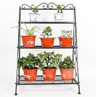756155004379 Howru Plant Flower Stand Rack Tier Large Metal