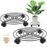 760570899229 Passionfans Plant Caddy Rolling Stand With Wheels Planter
