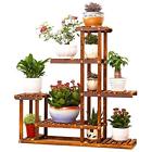 7625679408068 Wooden Stands Flower Plant Display Pot Shelf Storage
