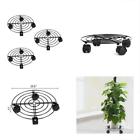 7625740896749 Moutik Pack Round Plant Caddy Metal Stand On