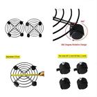 767421375826 Pack Caddies Metal Plant Caddy Iron Stand With