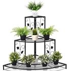 77434 Plant Pot Rack Tier Floral Corner Planter Metal 0603882877434