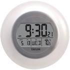 77784024508 Taylor Precision Products Atomic Wall Clock With Thermometer