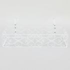 782123003242 Howru Matel Balcony Flower Pot Stand Rack Railing
