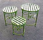 786295174441 Unbranded Wrought Iron Plant Stands Set Of Antiqued