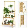 788479751608 Weychen Bamboo Tier Hanging Plant Stand Planter Shelves