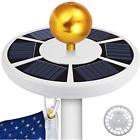 793207193506 Olssda Flag Pole Lights Solar Powered Led Waterproof