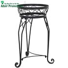 795801548515 Tier Plant Stand Flower Pastoral Style Black Wrought