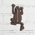 801106177968 Undisclosed Frog Garden Outdoor Thermometer Rustic Decor