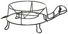 81002 Patio Life Garden Companions Turtle Planter 0649398810022