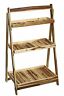 9-801-1 810021100432 Classic Home And Garden Acacia Wood Plant Stand