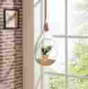 Ek1720 812743022573 Unbranded Flower Pot Hanger With Rope Succulents Small Plants Glass Display