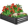 82149046 Best Choice Products Outdoor Metal Raised Garden Bed 842957121793
