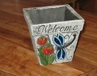 821559460226 Alpine Flower Pot Dragonfly Planter Home Garden Accent