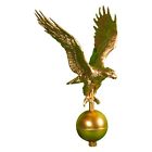 827164854306 Montague Metal Products Flagpole Topper Decorative Bronze Gold