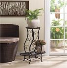 84255420 Summerfield Terrace Mediterranean Hourglass Triple Flower Plant Stand 7426910328943