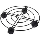 843128170572 Juvale Metal Plant Caddy Iron Dolly Round Rack