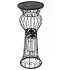 845038 Outsunny Metal Column Potted Plant Stand Decorative Flower 842525106436