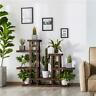 846253522919 Smilemart High Wooden Flower And Plant Display Stand