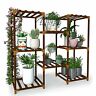 850030853011 New England Stories Wood Plant Stand Rack For