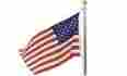 870188 Valley Forge Flag Pole Kit 3 X 5 Nylon Us With 20 Aluminum In Ground 749363870188