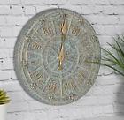 87373314 Firstime Manufactory Rustic Teal Gold Outdoor Thermometer Vintage 0 83934 99672 4