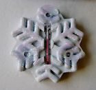 884299016214 Great American Opportunities Snowflake 3d Outdoor Winter Window Thermometer New