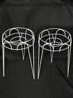 88738 Classic Wire Plant Table Patio Backyard Pool Stand Set Tables