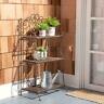 889048765559 Safavieh Outdoor Collection Torus Unearthed Rust Shelf