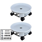 889119824628 Round Plant Dolly Wheels Caddy Water Container For