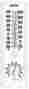 90116 9.125-inch Taylor Precision Products Springfield Vertical Thermometer And Hygrometer 885659861642