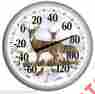 90007-114 Winter Deer Taylor Precision Products Springfield Low Profile Patio Thermometer Pool Porch Outdoor Home 071589030955