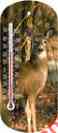 90170 Thermometer Decorative Springfield Tube 8 Deer Precision Clear