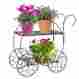 90963 Garden Cart Decorative Nicely Display Potted Plants Or Flowers Indoor Outdoor 717297490963