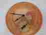 71589985118 92324m Springfield 12 Terra Cotta Palm Tree Poly Resin Clock With Thermometer