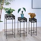 94667 Piece Metal Outdoor Potted Plant Stands Set Iron 751125994667