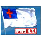 946chr Us Flag Factory Flags Christian Sewn Cross American 682017318295