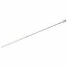 999981339349 Flagline Brushed Silver Aluminum Spinning Pole