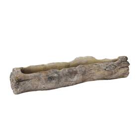 A And B Home 805845006275 A&b Haven Natural Wood Window Planter Brown