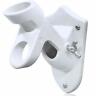 A.flagpole.bracket.fixed.white Anley Flag Pole Holder Mounting Bracket Hardwares Made Cast Iron