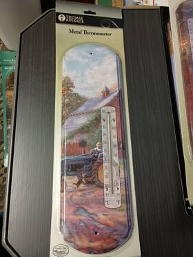 A&m Wholesale 821472550219 55021 - Thermometer Thomas Kinkade Summers Heritage