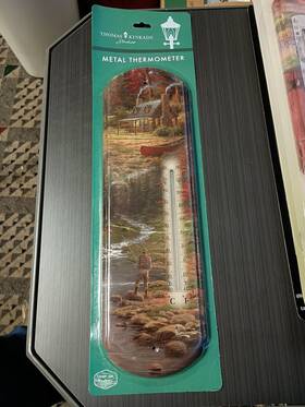 A&m Wholesale 821472550394 55039 - Thermometer Thomas Kinkade