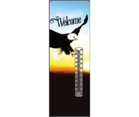 A&m Wholesale 821472624293 62429 - Thermometer Welcome Eagle
