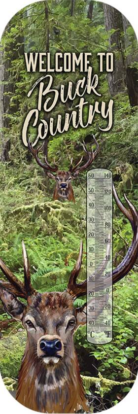 A&m Wholesale 821472624422 62442 - Thermometer Welcome To Buck Country