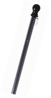 A00017 Briarwood Lane Black Metal Flag Pole For House 814212023081