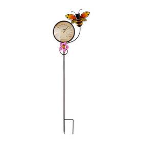 4506864 Accent Plus Unique Thermometer Garden Stake - Bee